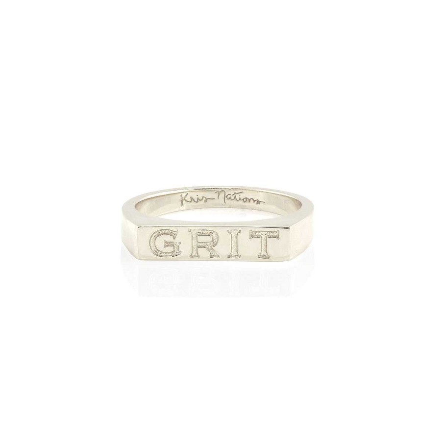 Rings kris nations | Grit Engraved Ring