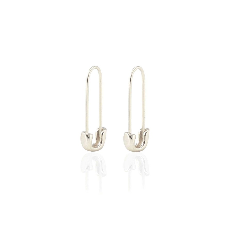 Earrings kris nations | Safety Pin Hoop Earrings