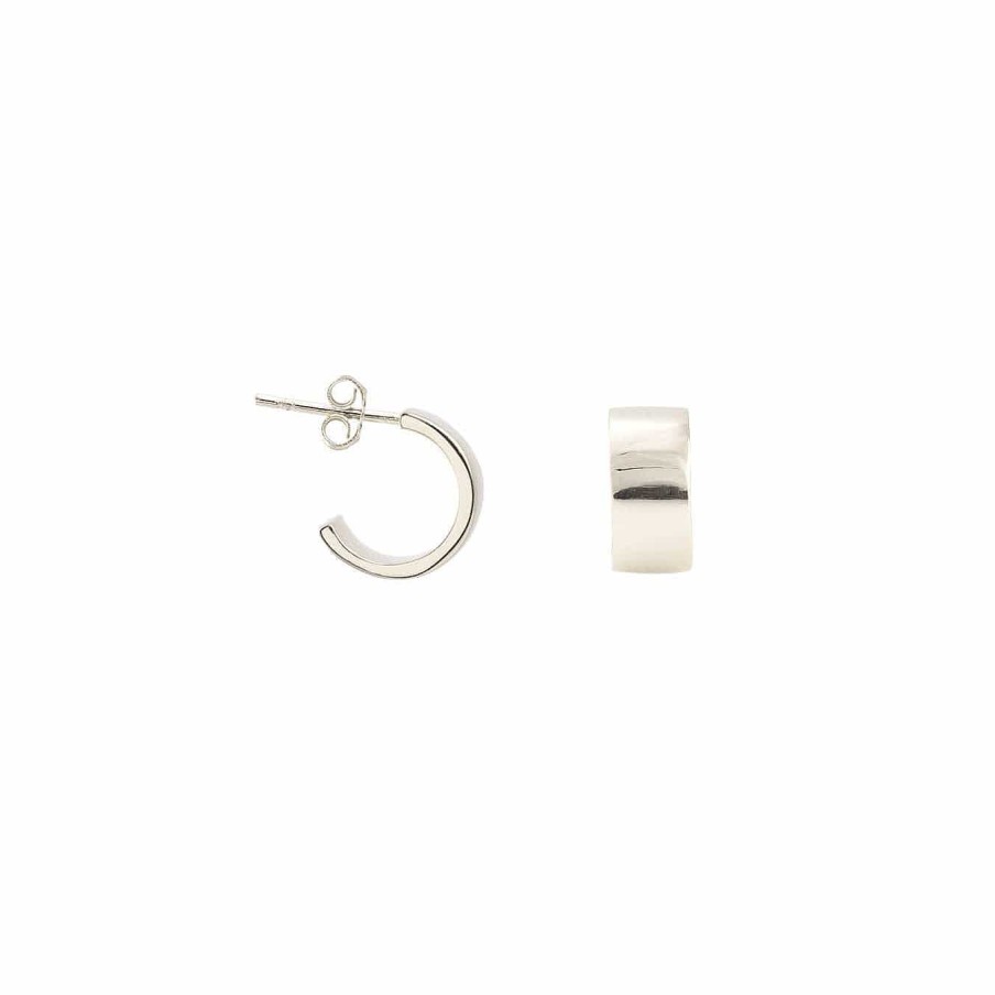 Earrings kris nations | Wide Huggie Hoop Earrings