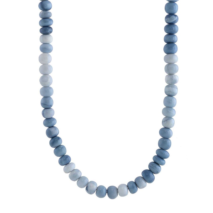 Necklaces kris nations | Blue Opal Beaded Necklace