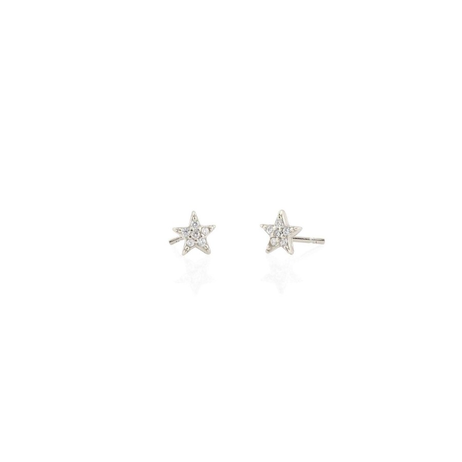 Earrings kris nations | Star Crystal Stud Earrings