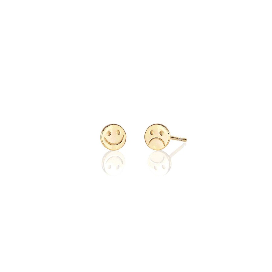 Earrings kris nations | Happy Sad Stud Earrings