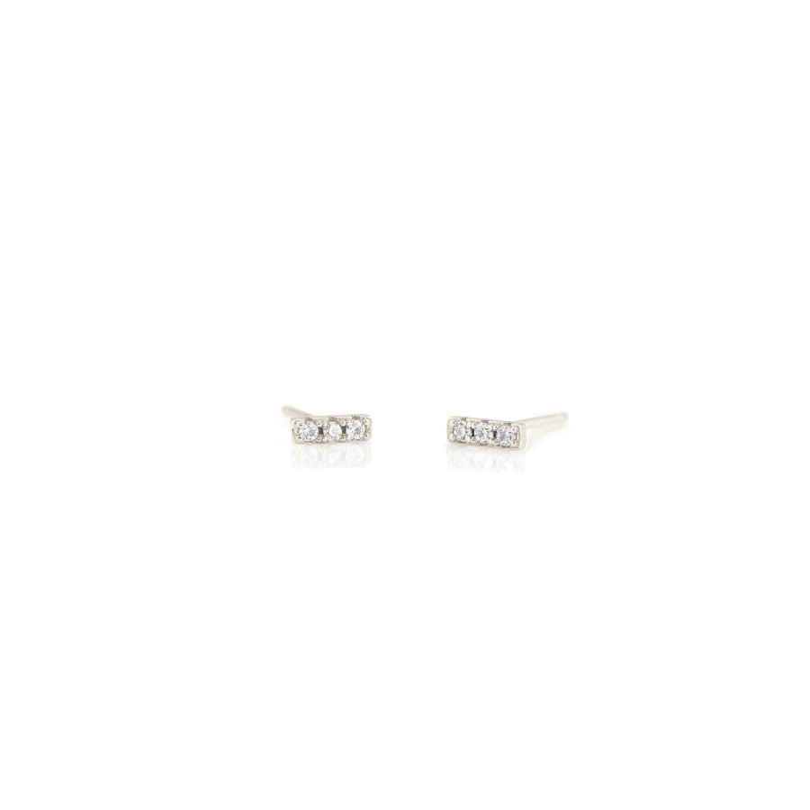 Earrings kris nations | Bar Dash Crystal Stud Earrings