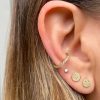 Earrings kris nations | Happy Sad Stud Earrings