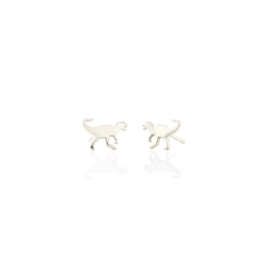 Earrings kris nations | Dino Stud Earrings Sterling Silver