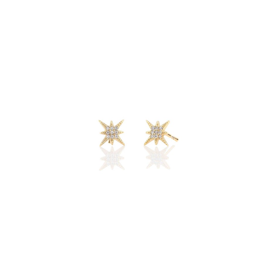 Earrings kris nations | Starburst Crystal Stud Earrings