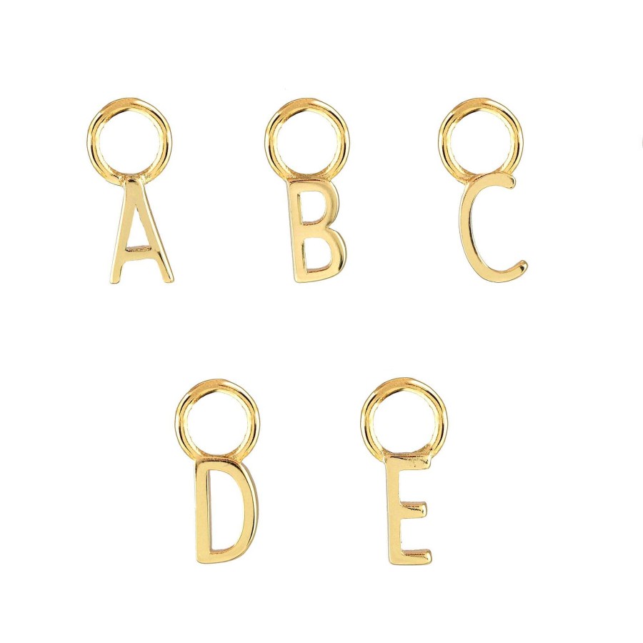 Earrings kris nations | Letter Earring Charms - Sold As Single Letters