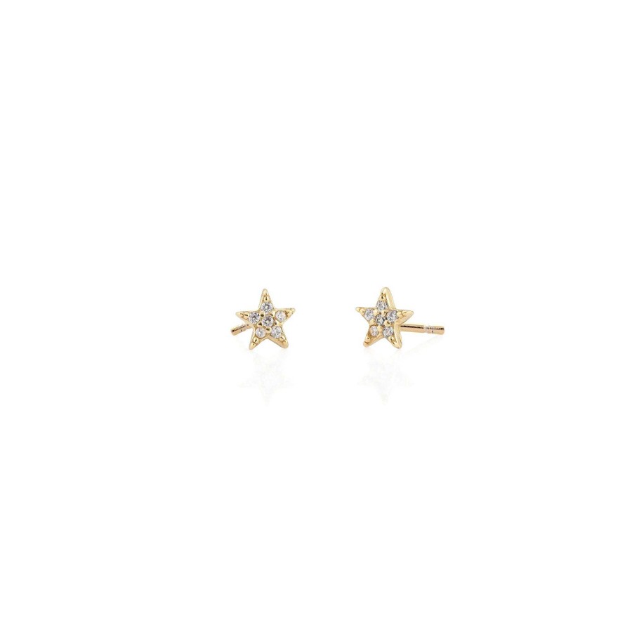 Earrings kris nations | Star Crystal Stud Earrings