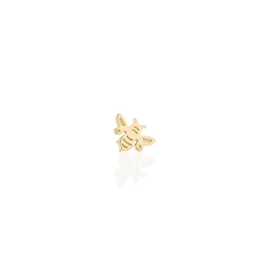 Earrings kris nations | Single Bumble Bee Stud Earring