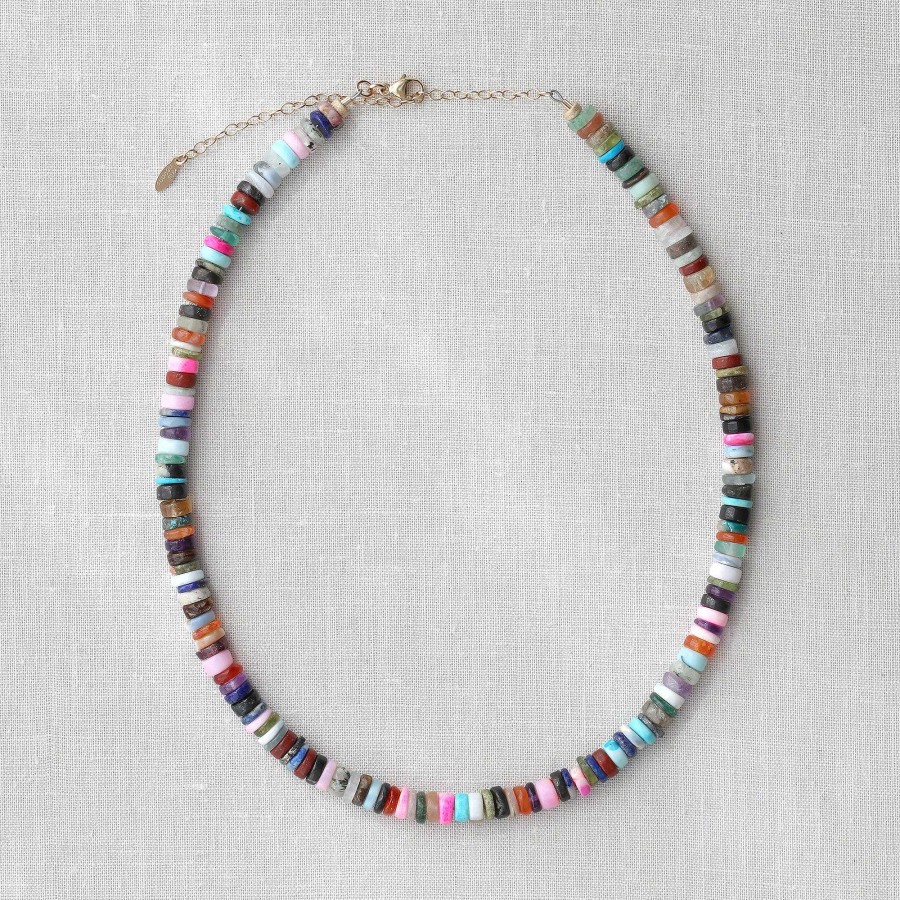 Necklaces kris nations | All The Gems Beaded Necklace