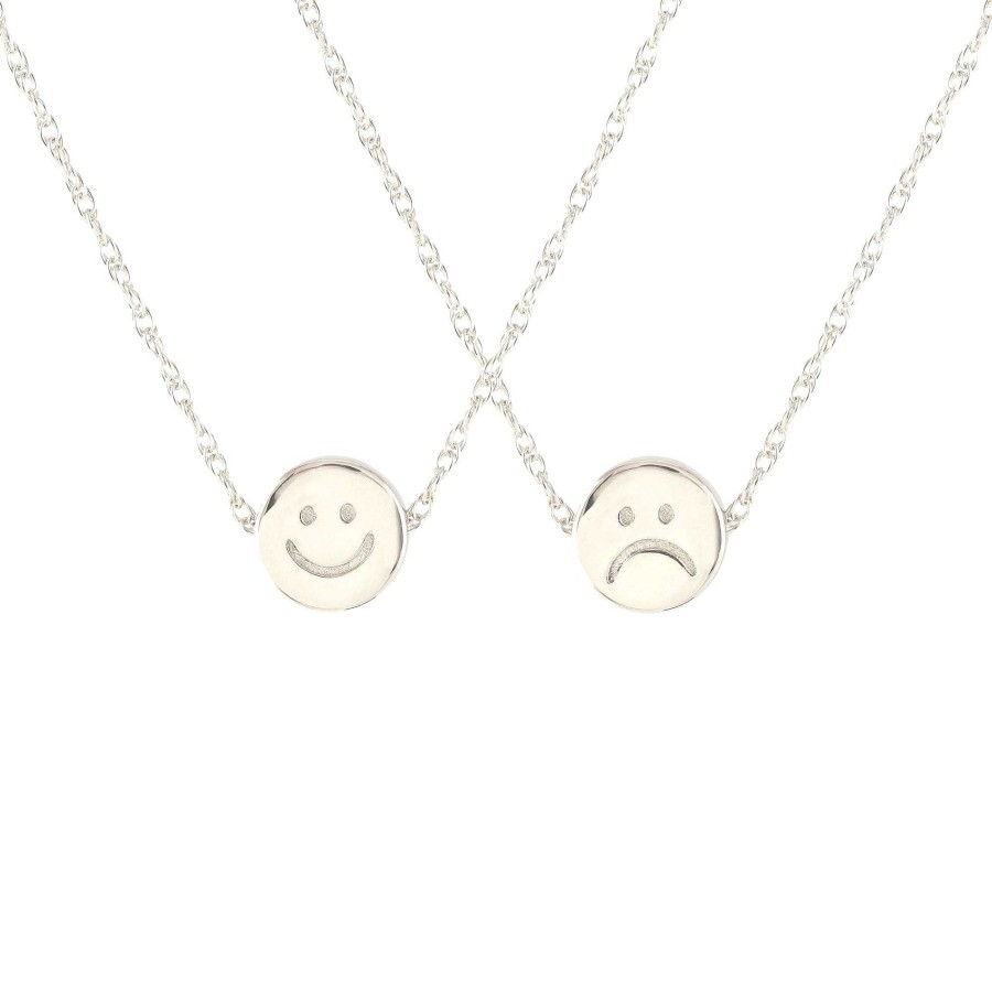 Necklaces kris nations | Happy Sad Chain Necklace