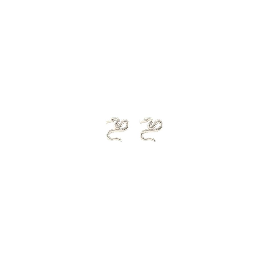 Earrings kris nations | Tiny Snake Stud Earrings