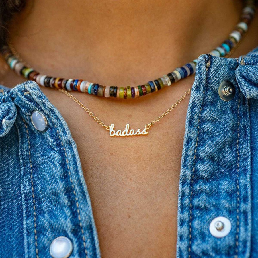 Necklaces kris nations | Badass Charm Necklace